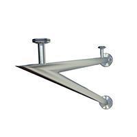 Rom - Klarglas - Halter (silber)