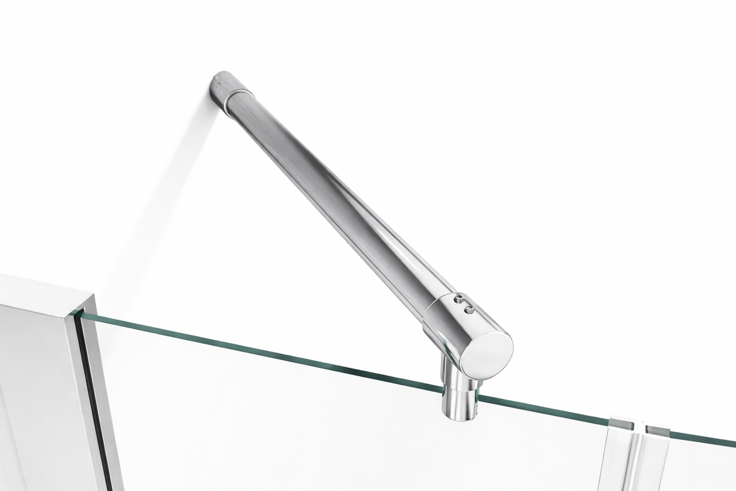 Robustes Aluminium-Wandprofil zur Stabilisierung der Dusche Miyu