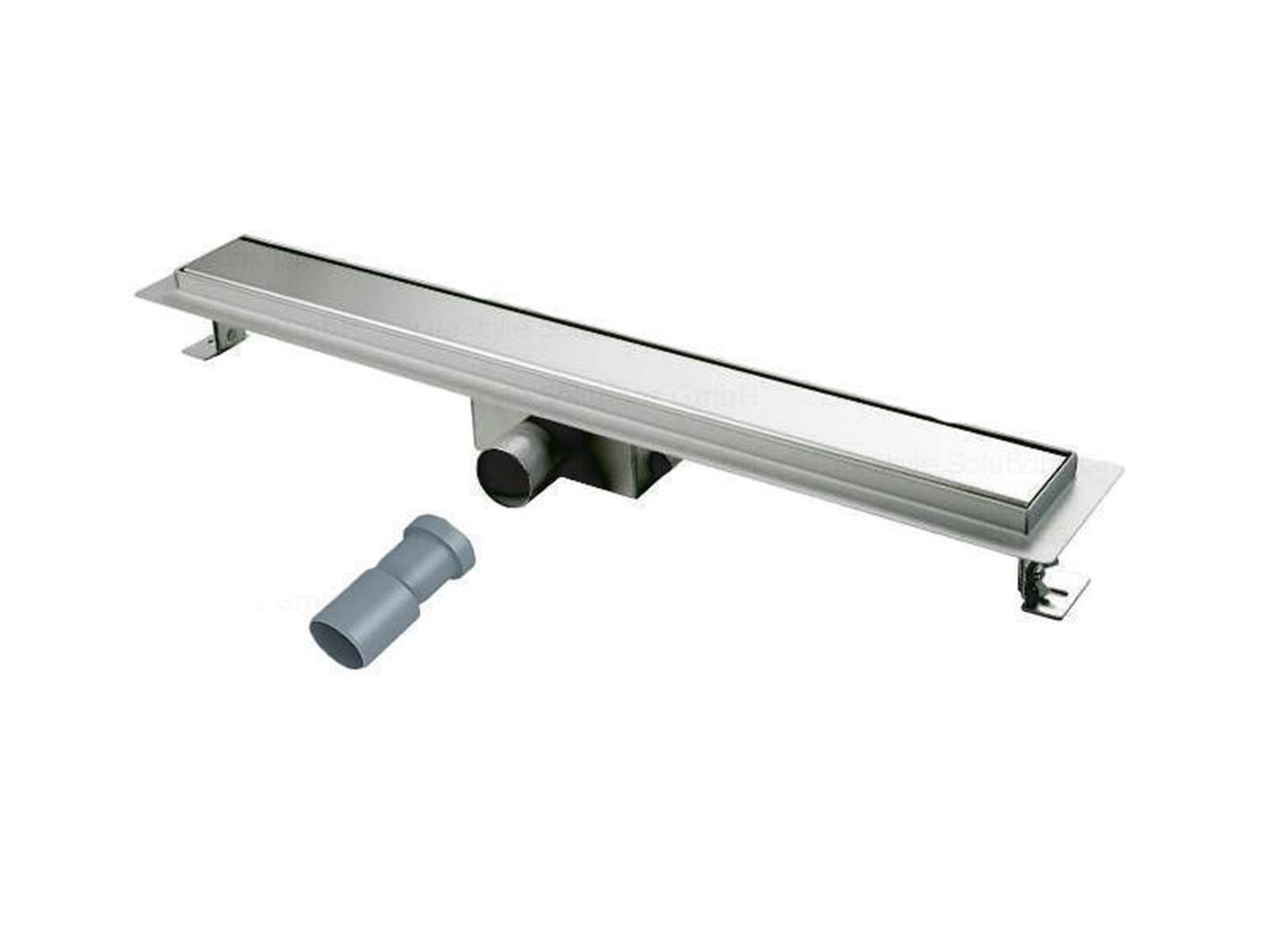 GlasHomeCenter - glatte Edelstahl Duschrinne - Ablaufrinne - 100cm