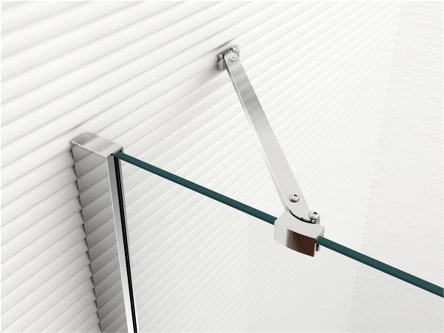 Edelstahl Stabilisator Schiebetür der Duschkabine Sakura