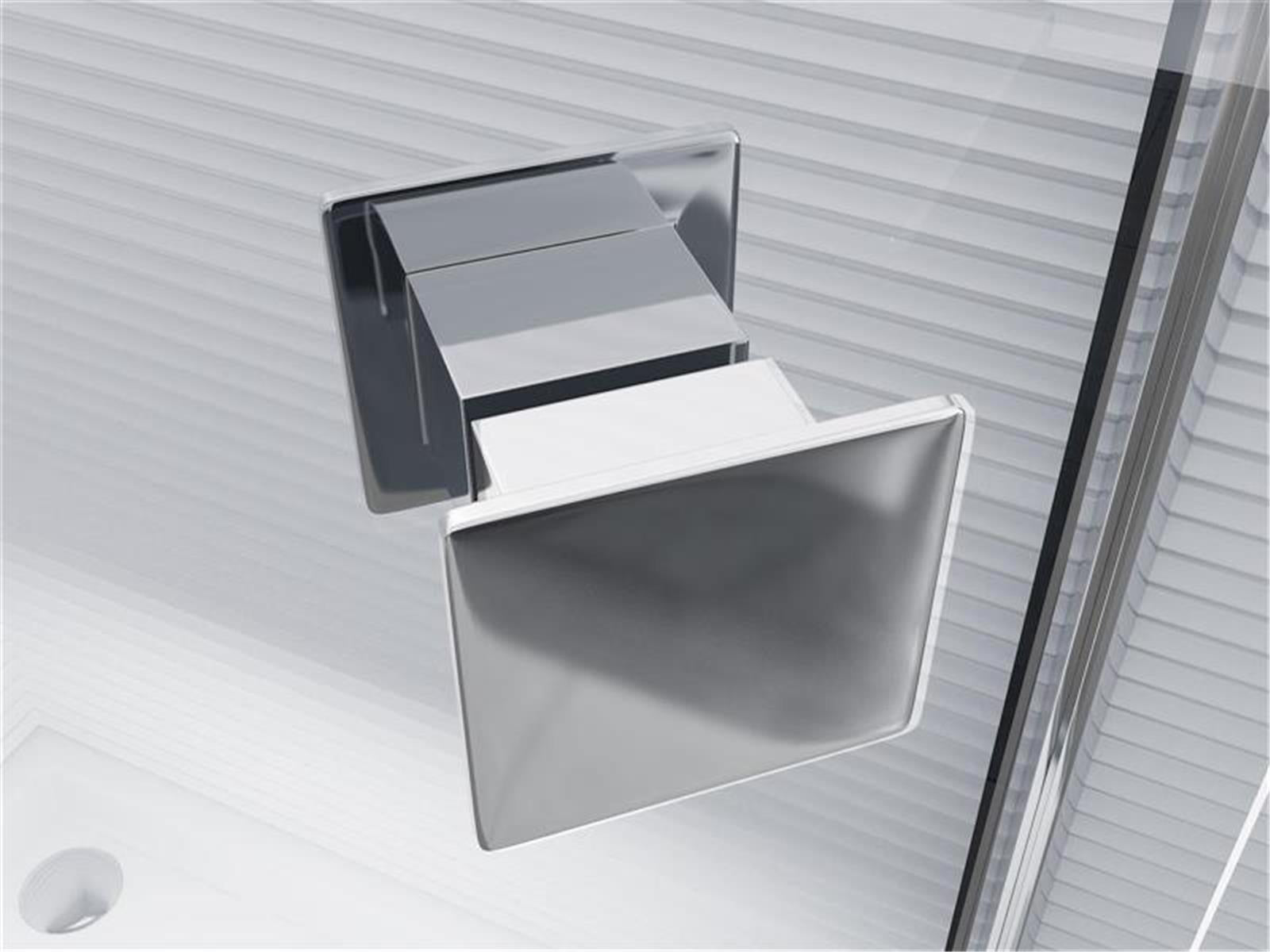 Massiver Messing-Türgriff (Chrom) der Dusche Cho