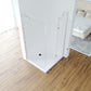 GlasHomeCenter - shower cabin "Airin" (100x100x195cm) - 8mm - corner shower cabin - shower partition - without shower tray