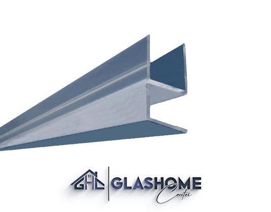 GlasHomeCenter - Sello de puerta Alpha para cabinas de ducha - Espesor de vidrio de 8-10 mm - 175 cm