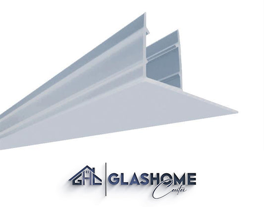GlasHomeCenter - Sello de puerta Delta para cabinas de ducha - Espesor de vidrio de 8-10 mm - 175 cm