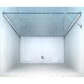 GlasHomeCenter - niche cabine Florida (155 x 195 cm) - verre de sécurité trempé 8 mm - sans receveur de douche
