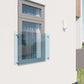 Französischer Balkon Glasgeländer Fenstergitter 120x90cm GlasHomeCenter