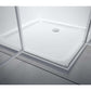 Shower cabin "Akira" (90x75x180cm) - 8mm - corner shower cabin - shower partition - without shower tray