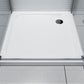 GlasHomeCenter - U-shaped shower cubicle "Asuka" (100x90x195cm) - 8mm - corner shower cubicle - shower partition - without shower tray