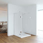 GlasHomeCenter - U-shaped shower cubicle "Asuka" (80x90x195cm) - 8mm - corner shower cubicle - shower partition - without shower tray