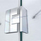 GlasHomeCenter - Box doccia a U "Asuka" (90x75x180cm) - 8mm - box doccia ad angolo - parete doccia - senza piatto doccia